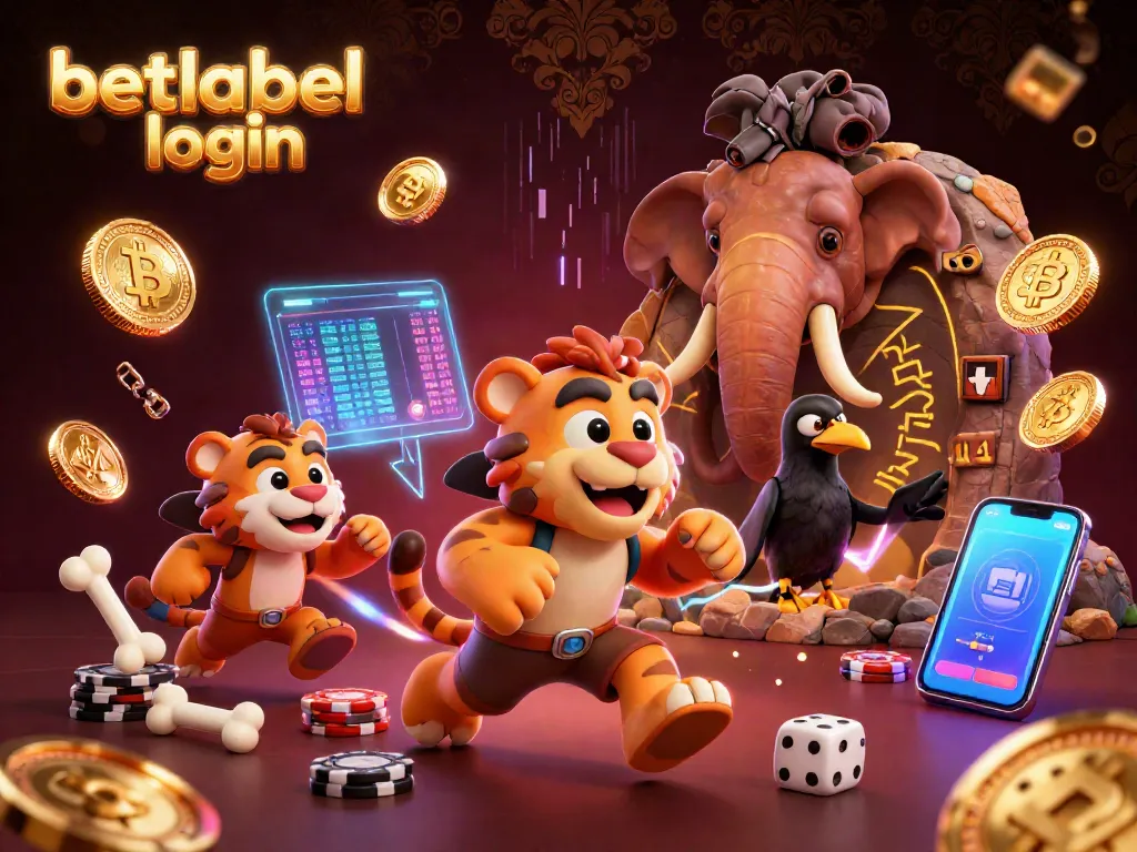 Experience seamless gaming action with betlabel login amid vibrant casino elements.